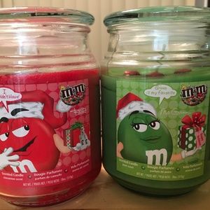 M&M Xmas Scented Candles - SOLD